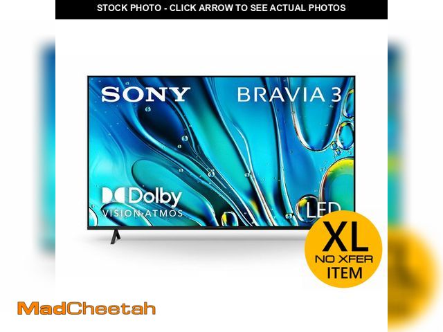 Lot 74-13932689 - Sony 65-Inch Class 4K Ultra HD BRAVIA 3 LED Smart TV with Google TV Dolby Vision HDR, PS5 Exclusive ...