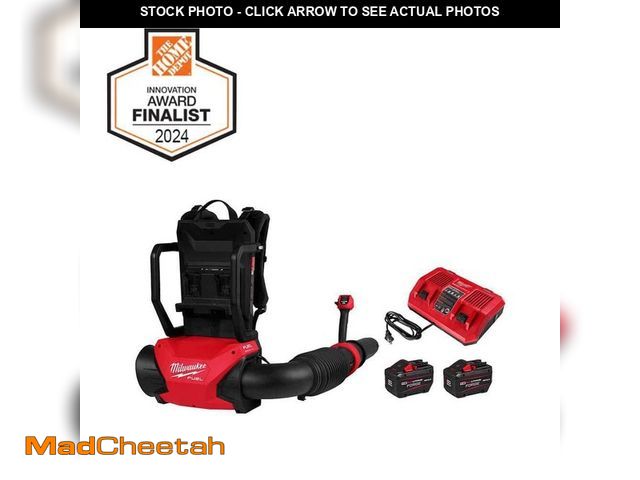 Lot 74-12546050 - Milwaukee M18 FUEL 155 MPH 650 CFM 18V Brushless Cordless Battery Backpack Blower w/ (2) 12.0 Ah FOR...