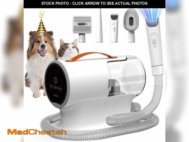 Lot 74-13582906 - AIRROBO Dog Grooming Vacuum Kit,12000Pa Strong Pet Vacuum for Shedding,Grooming Hai,Quiet,PG100,2L L...