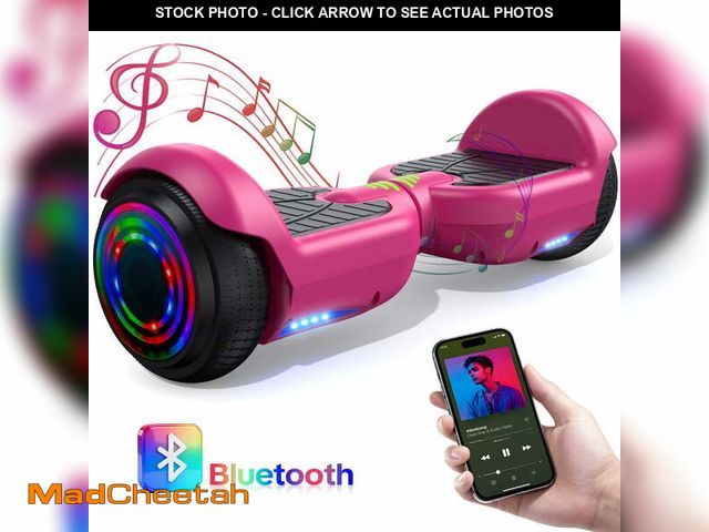 Lot 74-14588211 - Off Road Electric Scooter with LED Lights &amp; 400W Motor, Tcdjtc Self-Balance Scooter for Kids, El...