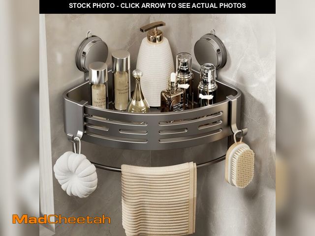 Lot 74-12979502 - VOLPONE Shower Caddy Corner Suction Cup Shower Shelf Corner No Drilling Bathroom Shower Organizer St...