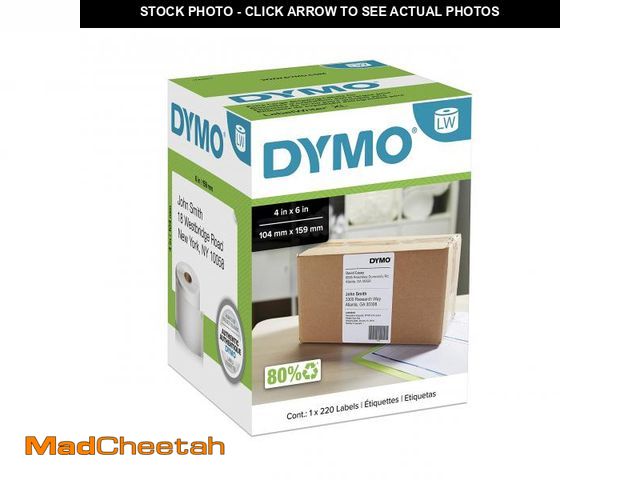 Lot 74-12113888 - DYMO Authentic LW Extra-Large Shipping Labels DYMO Labels for LabelWriter 5XL and 4XL Label Printers...