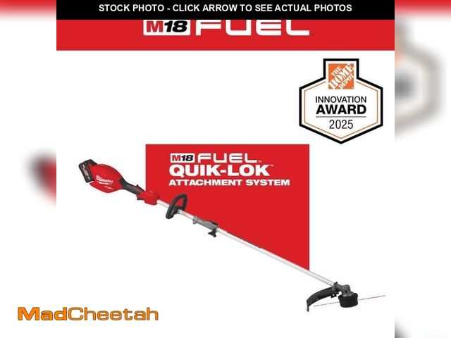 Lot 74-12790992 - Milwaukee M18 FUEL 18V 16 in. Brushless Cordless Battery Powered String Trimmer w/QUIK-LOK Attachmen...