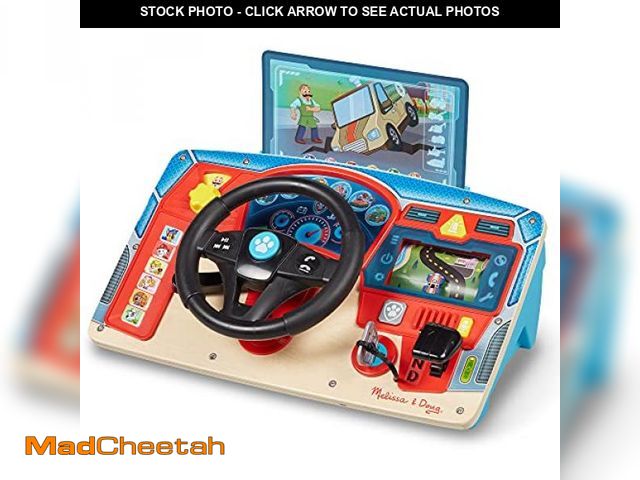 Lot 74-12096348 - Melissa &amp; Doug PAW Patrol Rescue Mission Wooden Dashboard - Kids Activity Board, Toddler Sensory...