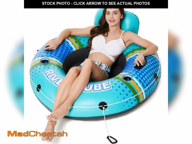 Lot 74-14298363 - Jasonwell Inflatable River Tube Float - Heavy Duty River Float Pool Floats Lake Premium Water Tubes ...
