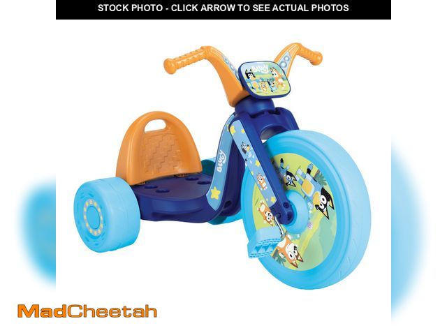 Lot 74-13055223 - Fly Wheels Bluey Tricycle with 15 inch Front Wheel with Light Child Age 3 to 7 Years - UNUSED