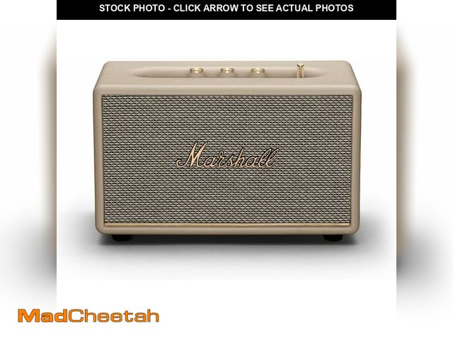 Lot 74-14591305 - Marshall Acton III Bluetooth Home Speaker - Loud Stereo Sound with Bass and Treble Controls | Plug-i...