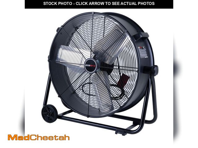 Lot 74-12870344 - ECOMAX 24 in. 3 Fan Speeds Drum Fan - UNUSED