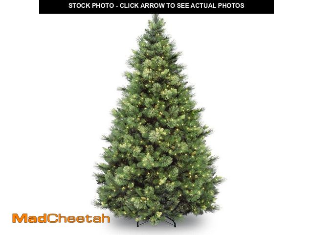 Lot 74-13098153 - 7 ft. Carolina Pine Artificial Christmas Tree with Clear Lights - UNUSED