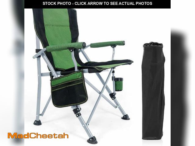 Lot 74-14287042 - Honeilife Folding Camping Chair Adult Support 330lbs, Heavy Duty Portable Outdoor Beach Chair, Folda...