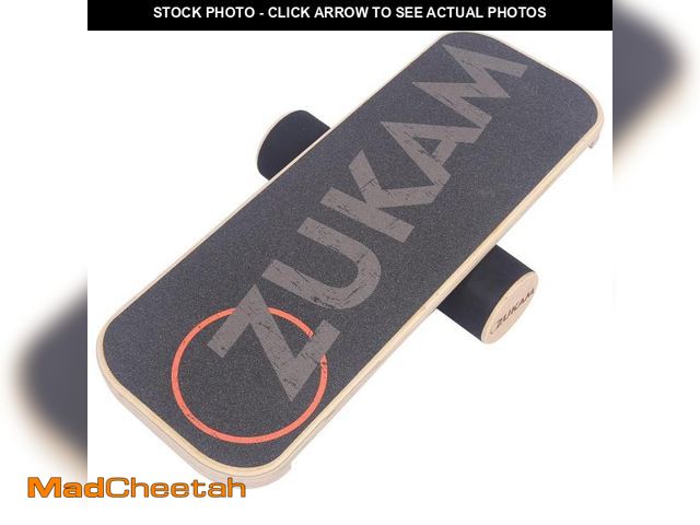 Lot 74-12522784 - ZUKAM Balance Board Trainer, Wooden Balancing Board with Workout Guide to Exercise and Build Core St...