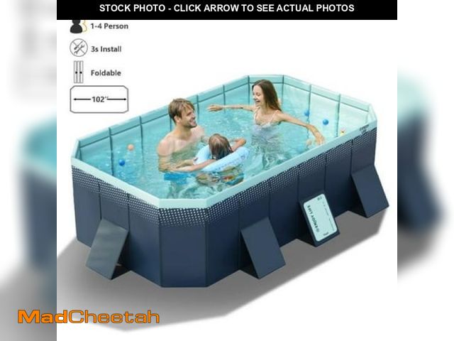 Lot 74-12154995 - MONEHANE Swimming Pools for Kids  Foldable Outdoor Above Ground Adult Kiddie Pools  Inflatable-Free ...