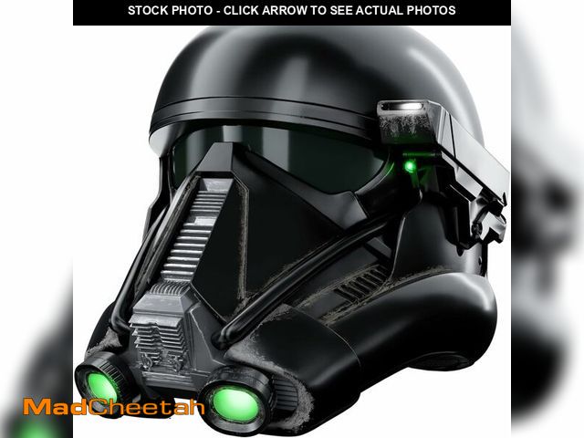 Lot 74-12760498 - STAR WARS The Black Series Imperial Death Trooper Premium Electronic Helmet, Rogue One: A Story Role...