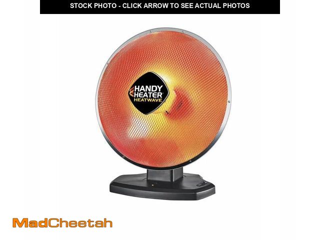 Lot 74-12551631 - HANDY HEATER 1500-Watt 18.5 In. Electric Ceramic Parabolic Space Heater - UNUSED