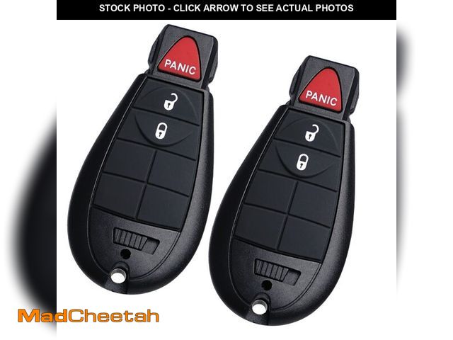 Lot 74-12879232 - MechanMagic Key Fob Fobik Replacement Compatible for Dodge Ram 1500 2013-2021 2500 3500 4500 5500 HD...