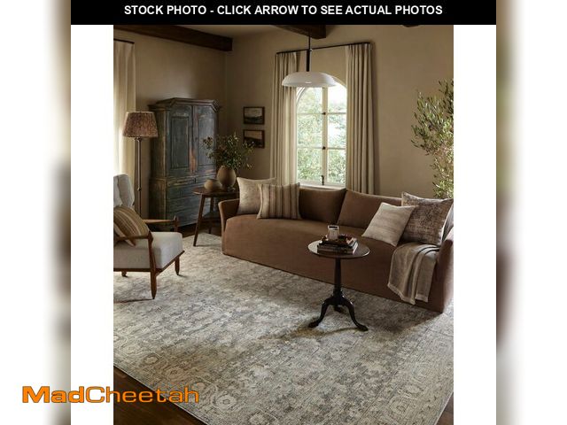 Lot 74-14348869 - Loloi Amber Lewis Honora Collection HON-02 Slate/Beige 2'-0" x 3'-4" Accent Rug - UNUSED