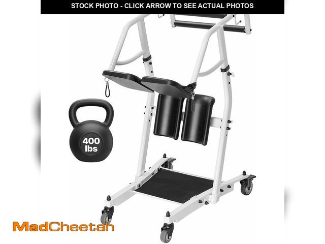 Lot 74-13073654 - VEVOR Stand Assist Patient Lift, Easy Sit-to-Stand Transfer Chair for Seniors Disabled - with Adjust...