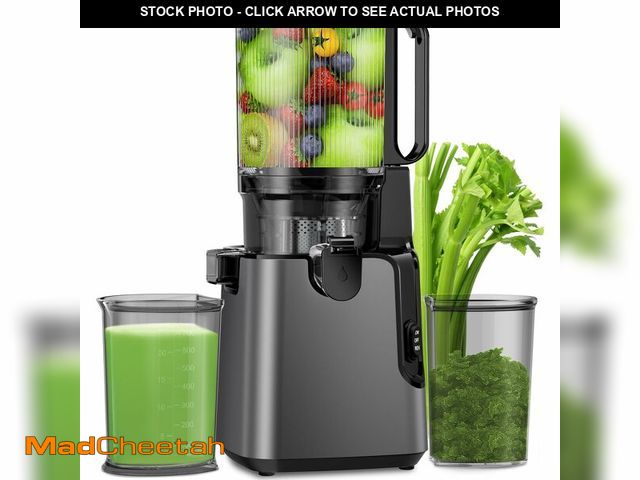 Lot 74-13244431 - Juicer Machines with 5.8" Large Feed Chute, Cold Press Juicer for Whole Vegetables and Fruits 400W, ...