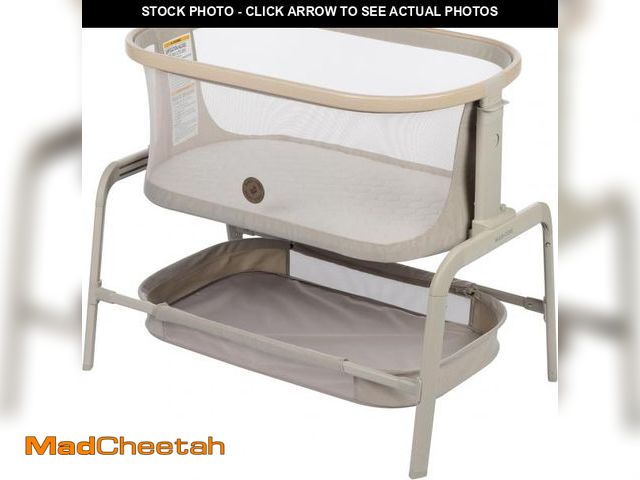 Lot 74-12211629 - Maxi-Cosi Iora Baby Bassinets Bedside Sleeper, Portable Bassinet, Infant Bedside Sleeper Crib, Heigh...