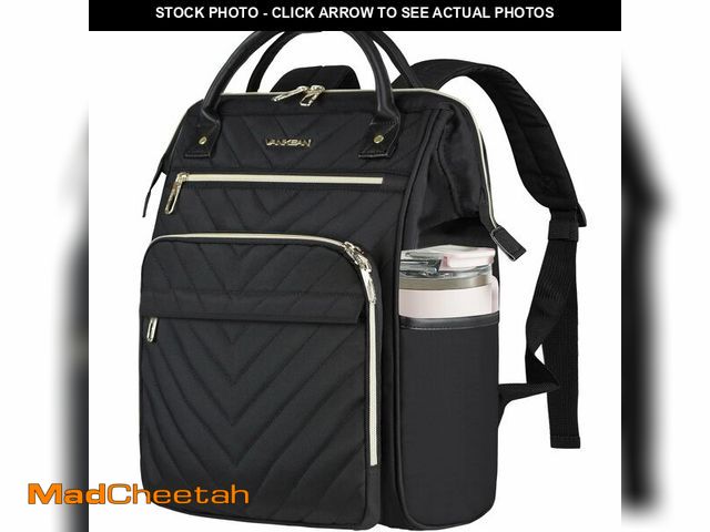 Lot 74-14065968 - VANKEAN 17 Inch Laptop Backpack for Women Fashion Computer Work Bag, Large Capacity Waterproof Backp...
