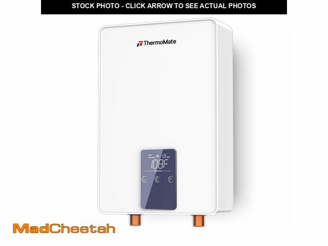 Lot 74-13455687 - Tankless Water Heater Electric for Sink Faucet ThermoMate 4500W 120V Small Point of Use Instant Hot ...