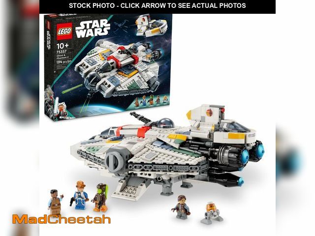 Lot 74-13803211 - LEGO Star Wars Ahsoka Ghost and Phantom II Spaceship Toy - Star Wars Building Toys Set for Kids, Boy...