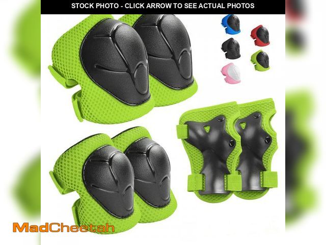 Lot 74-11552259 - Kids Protective Gear Set Wemfg Knee Pads for Kids 3-8 Years Toddler Knee and Elbow Pads with Wrist G...
