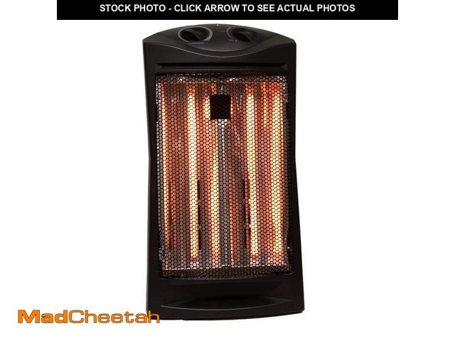 Lot 74-12682992 - Comfort Glow 1500-Watt Radiant Quartz Tower Infrared Electric Space Heater, Thermostat, Fan Assisted...