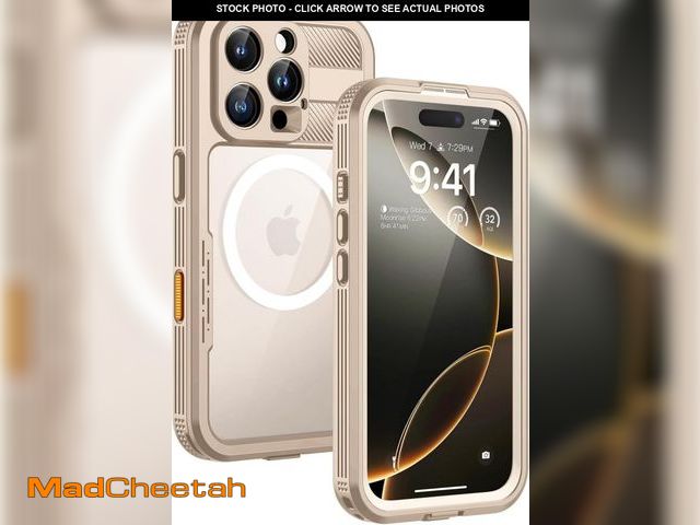 Lot 74-12328383 - Lanhiem Magnetic for iPhone 16 Pro Case, IP68 Waterproof Dustproof Case, [Compatible with Magsafe] [...