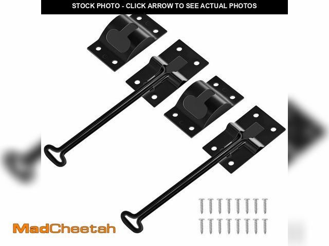 Lot 74-14296710 - ESUDNT RV Door Holder with Silent Snap, Upgrade Noiseless Black Metal Camper Door Holder Trailer Doo...