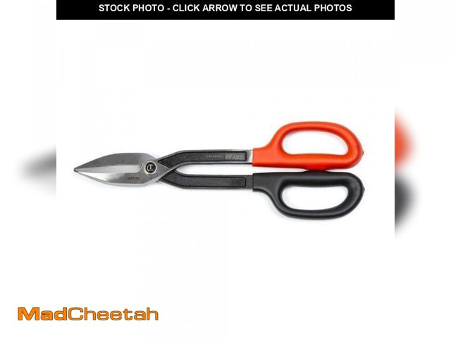 Lot 74-12390046 - Crescent Wiss 13 in. Straight-Cut Drop Forged Tinner Snips - USED