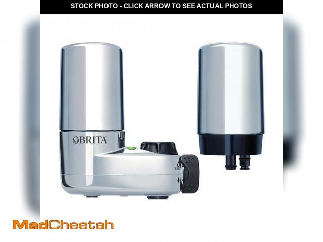 Lot 74-11547601 - Brita Faucet Mount Water Filter for Sink, Removes 99% of Lead, Elite Filtration System, Includes 2 R...