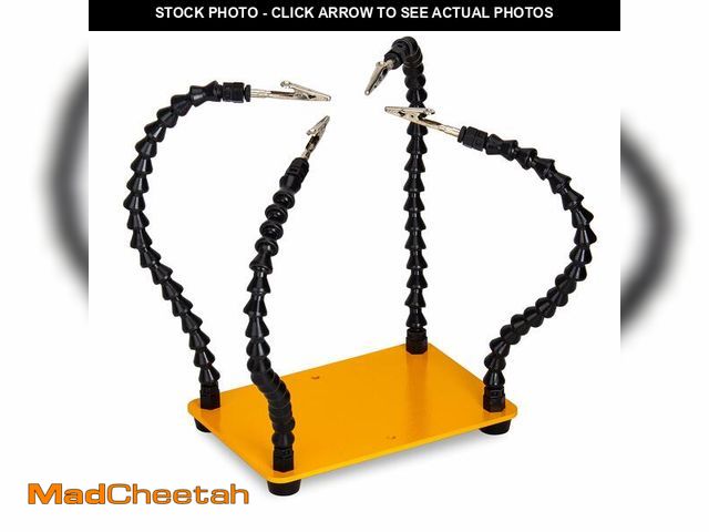 Lot 74-13626774 - KOTTO Helping Hands Soldering Tool - 4 Arm Non-Slip - Steel Weighted Base with Heavy Duty Clips - Ci...
