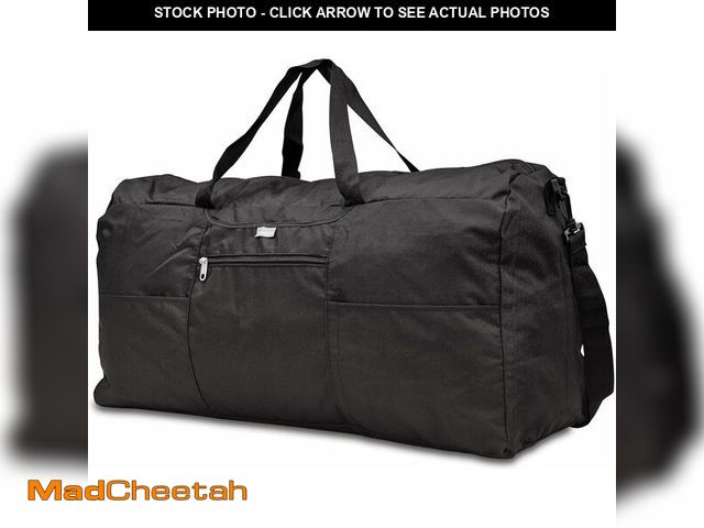 Lot 74-13844805 - Samsonite Foldaway Packable Duffel Bag, Black, Medium - UNUSED