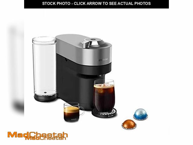 Lot 74-11952245 - (MISSING WATER TANK) Nespresso Vertuo Pop+ Deluxe Coffee and Espresso Maker by Breville, Titan - USE...