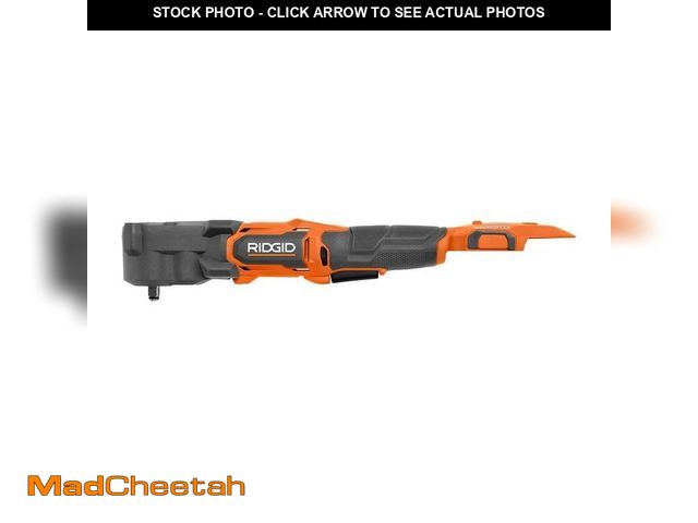 Lot 74-12558736 - RIDGID 18V SubCompact Brushless 3/8 in. Right Angle Impact Wrench (Tool Only) R8720B - USED