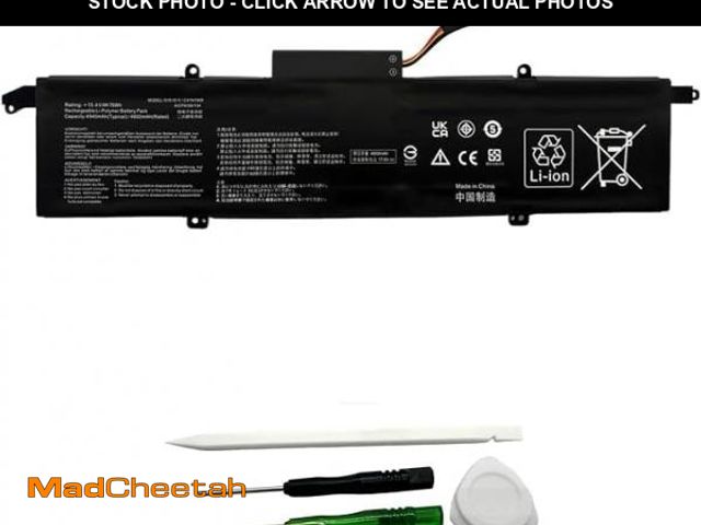 Lot 74-11559203 - Yafda C41N1908 New Laptop Battery Replacement for Asus ROG Zephyrus G14 GA401II GA401IV GA401IH GA40...