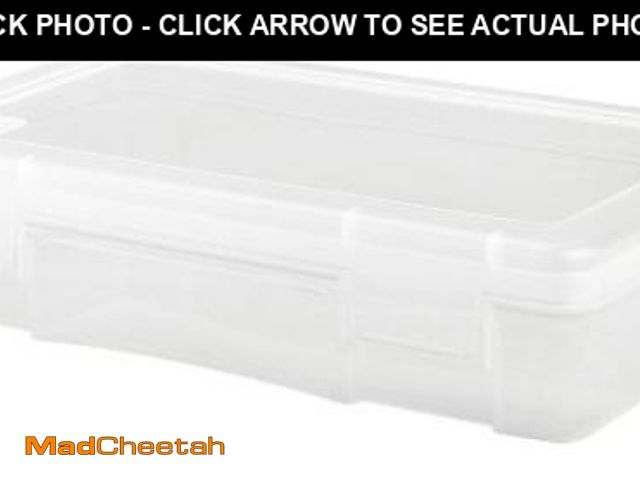 Lot 74-12096255 - IRIS USA Pencil Case Box Storage Container for Organizing with Snap Lid, 10-Pack, Big Capacity Stack...