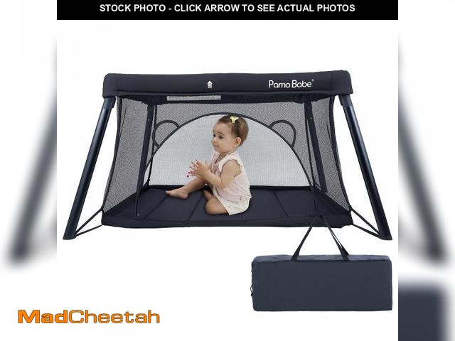 Lot 74-12487204 - Pamo Babe Unisex Travel Playard for Toddler, Portable Crib for Baby Travel, Lightweight Playpen Fold...