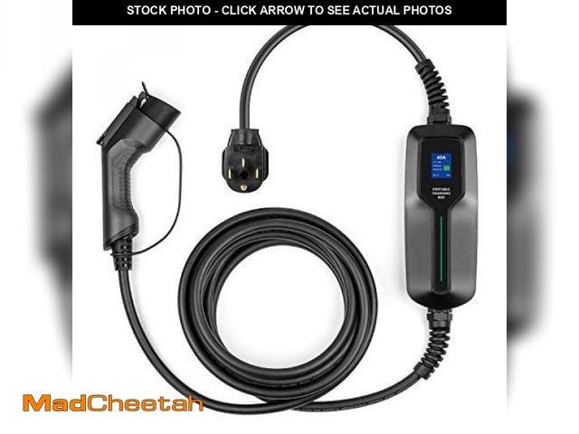 Lot 74-11989480 - LEFANEV 40Amp EV Charger Level 2,25ft NEMA 14-50 9.6KW Portable Electric Vehicle Charging Station fo...