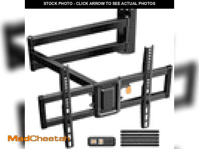 Lot 74-12481022 - MountFTV Full Motion TV Wall Bracket For Most 32-82 Inch TV?Max 600x400mm And 100lbs Corner TV Wall ...