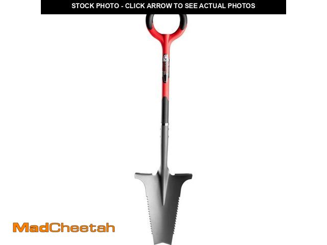 Lot 74-12692614 - Radius Garden 45 in. Root Slayer Carbon Steel Shovel, 32 in. Handle - UNUSED