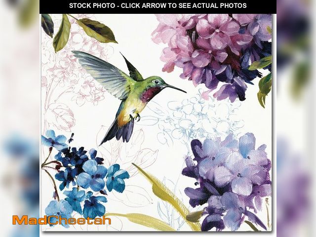 Lot 74-12544428 - Trademark Fine Art Spring Nectar Square II Wall Decor by Lisa Audit, 18" x 18" - UNUSED