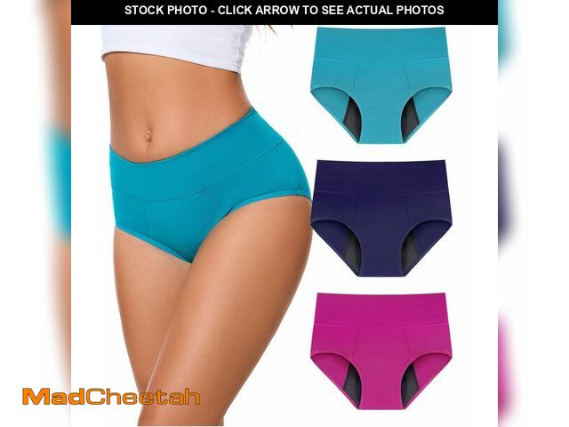 Lot 74-12451451 - Bobelle Wear Incontinence Underwear for Women, 100ML Period High Waisted Leakproof Washable Protecti...