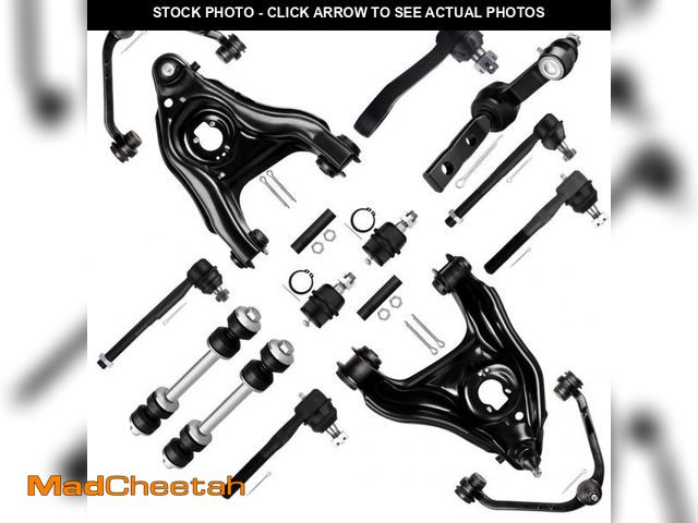 Lot 74-12391712 - SCITOO 16pcs Front Suspension Kit Lower Upper Control Arm with Ball Joint fit for Ford for F-150 Her...