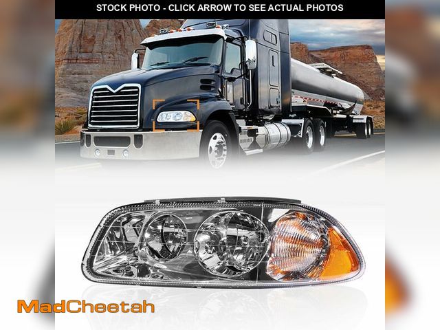 Lot 74-14077491 - Hpdmauto Headlight fit for 1996-2007 Mack Vision Truck DOT/SAE Approved Left Driver Side - UNUSED