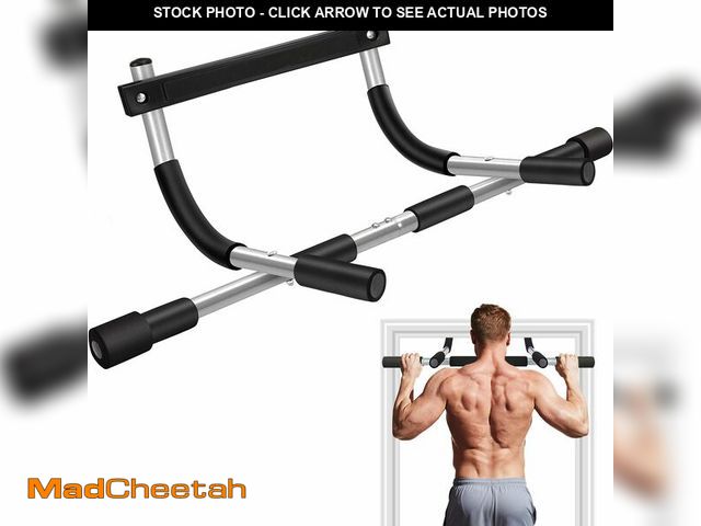 Lot 74-14271491 - Pull Up Bar for Doorway | No-Screw Portable Chin Up Bar | Heavy Duty Steel Up to 440 lbs | Multi-Fun...