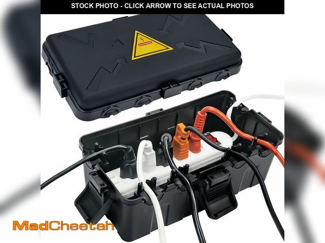 Lot 74-14381496 - Hrensaw Medium Outdoor Electrical Box(10.6x5.5x4.5inch),Weatherproof Connection Box w/6 Cable Entry,...