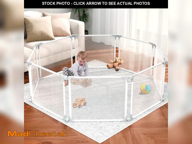 Lot 74-12167672 - MioTetto Baby Playpen 74x74 - Safe &amp; Sturdy Play Pen, Easy to Assemble and Store Playpen for Bab...