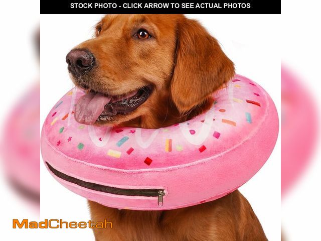 Lot 74-12711134 - Didopet Inflatable Dog Pillow Cone Collar After Surgery, Donut Soft Neck Cone for Husky Border Colli...